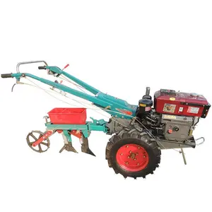 Hot 12hp 15hp 16hp diesel disc ridger harvester seeder tools power tiller hand held tractor price pakistan