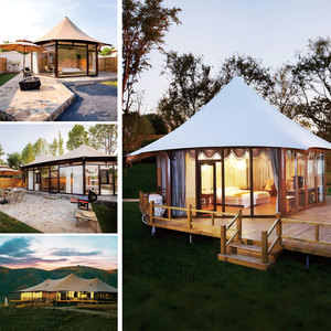 Manufacturers Direct Luxury Camp <b>Tents</b> Custom Glamping Hotel Prefab House Container Home Module Modular Houses HX28 Our Product - Product Image 2