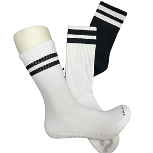 Crew Knitted Spandex Nylon Cotton Sports <b>Socks</b> (Customizable) - Product Image 1