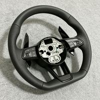 Volante de Fibra de Carbono al por Mayor para Volkswagen MK6 MK5 MK4 MK7 GOLF6 GTI7 con Accesorios de Cuero Perforado