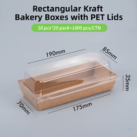 Plateau en papier kraft personnalisé en forme de bateau pour hot dog/frites de poulet/fast-food avec couvercle