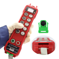 Radio sans fil industrielle IP67, fabricant, 10 canaux, émetteur et récepteur de télécommande avec carte d'identification