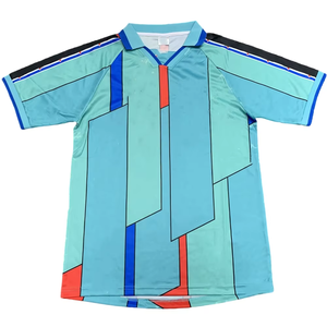 Camiseta de Fútbol Retro del Barcelona 96-97, Edición Visitante, Manga Corta, La Liga, Estilo Vintage Tailandés - Product Image 1