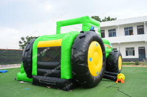 <span class=keywords><strong>Castillo</strong></span> Hinchable con Tobogán Temática Tractor <span class=keywords><strong>de</strong></span> Granja - Product Image 2