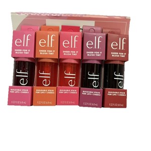Éxito de Ventas Transfronterizo <span class=keywords><strong>Elf</strong></span> New Sheer for It <span class=keywords><strong>Blush</strong></span> Tint, Rubor Líquido y Brillo Labial con Coloración Modulable para el Rostro - 6.8 ml - Product Image 5