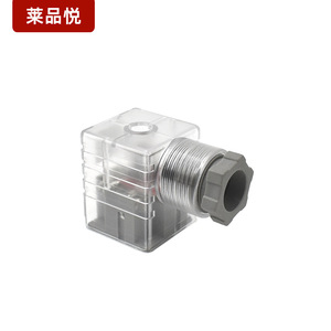 Caja de conexiones para válvula solenoide de CA/CC, material PC, estándar nacional - Product Image 1