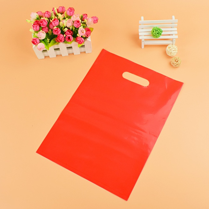 Red plastic bags