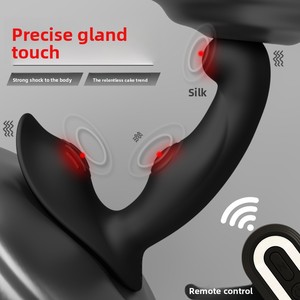 Produtos de Masturbação Masculina, Massageador <span class=keywords><strong>Anal</strong></span> com Controle Remoto, Plug <span class=keywords><strong>Anal</strong></span> Vibratório XT - Product Image 1