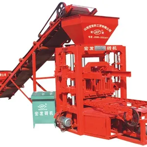 Small Auto Concrete Interlocking brick machine price QTJ4-26 cement block making machine Price Maquina Bloquera