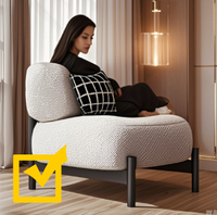 Chaise de loisirs minimaliste italienne salon fauteuil de haut niveau bureau négociation réception canapé chaise