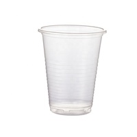Gobelets et soucoupes jetables écologiques en plastique, personnalisables, 7 oz, en PP thermoformé, avec couvercle, pour fêtes, vente en gros