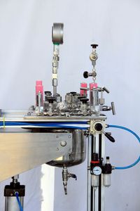 Système de réacteur de laboratoire haute performance bibo 1 litre sans agitation, avec régulateur de débit et dispositif d'échantillonnage en acier inoxydable - Product Image 5