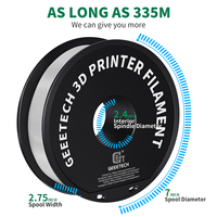 Filamen Printer 3D Geeetech Berkualitas Terbaik, Pla 1Kg, Multi-Warna Monokromatik 1.75Mm, untuk Mesin Ekstrusi Plastik