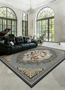 Tappeti di Lusso Moderni <span class=keywords><strong>in</strong></span> 100% Poliestere per <span class=keywords><strong>Soggiorno</strong></span> e Sala da Pranzo, Decorazione Casa, Antiscivolo, Lavabili <span class=keywords><strong>in</strong></span> <span class=keywords><strong>Lavatrice</strong></span>, Alta Qualità - Product Image 4