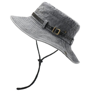 Chapeau Bob en Coton <span class=keywords><strong>pour</strong></span> Femmes et Hommes, à Large Bord, <span class=keywords><strong>pour</strong></span> la Randonnée, la Pêche, Protection UV, Chapeau de Soleil d'Été, Casquette de Plage Extérieure - Product Image 5