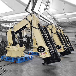 5T20M Knuckle Telescopic Crane Hydraulic Deck Ship Crane Suit On Tug Boats Bangladesh - Product Image 6