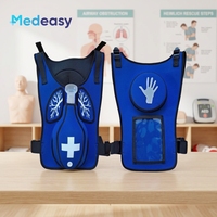 Gilet d'entraînement Heimlich Medeasy pour la formation aux premiers secours, simulateur d'obstruction des voies respiratoires, gilet de sauvetage Heimlich pour situations d'urgence