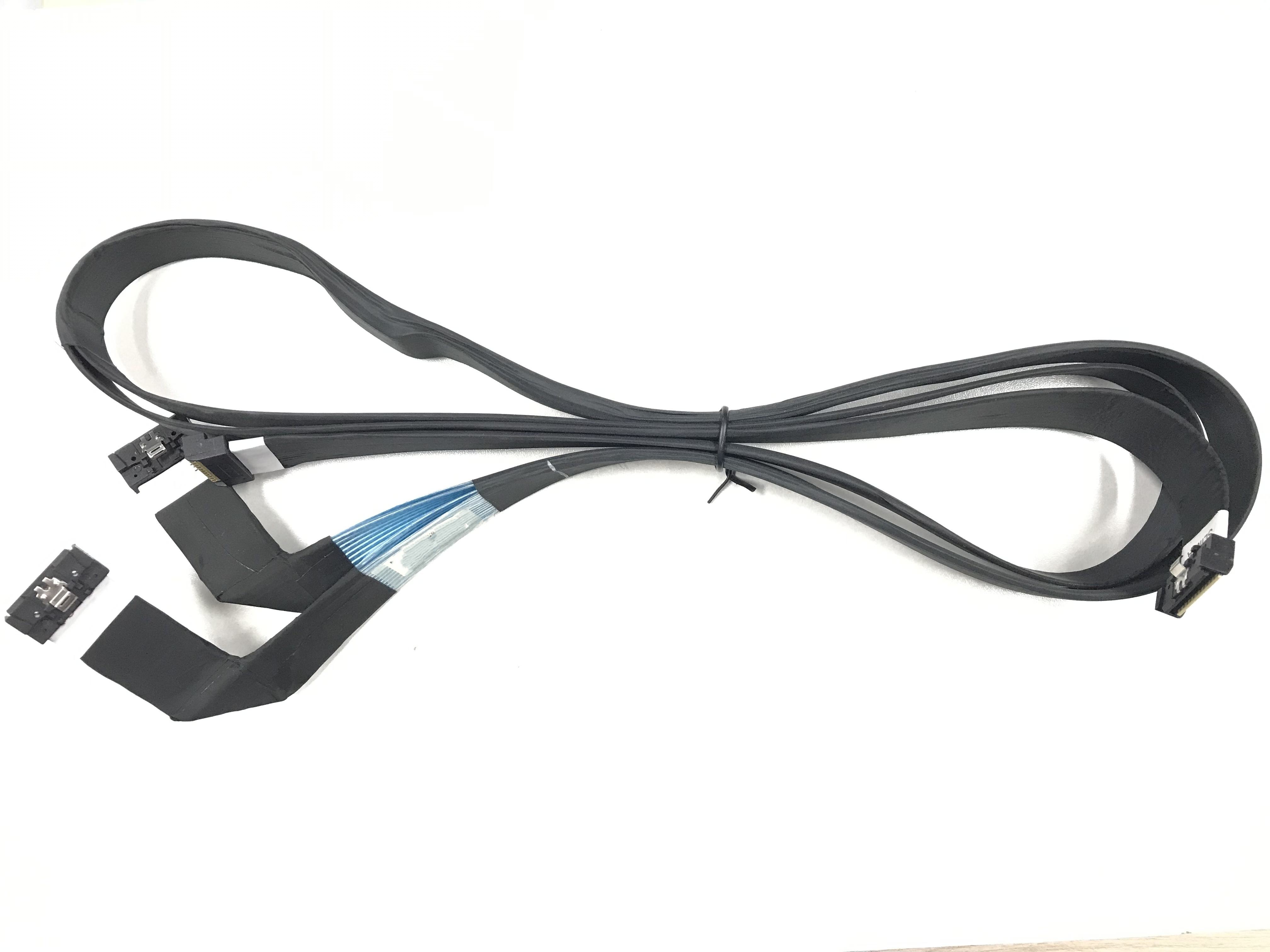 HONPNK 1.2M/1.6M SlimSAS SFF-8654 8i to SlimSAS SFF-8654 8i Cable Server Hard Disk Data Cable