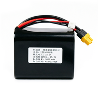 Batterie 21700 24V 5Ah à semi-conducteurs pour drone FPV, connecteur XT60, sangle de fixation sécurisée, montable, 1000 cycles pour alimentation électrique