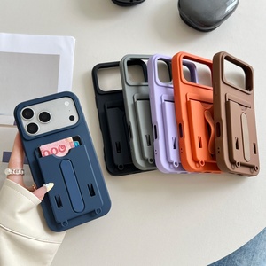 Nouvelle coque de téléphone portefeuille en TPU souple dégradé avec fente pour cartes, antichoc et protectrice pour iPhone 17 16 15 14 13 12 <span class=keywords><strong>11</strong></span> <span class=keywords><strong>Pro</strong></span> Max Plus - Product Image 4