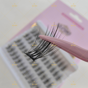 Prezzo <span class=keywords><strong>di</strong></span> fabbrica fatto a mano Pre taglio ciglia senza colla segmento ciglia - Product Image 1