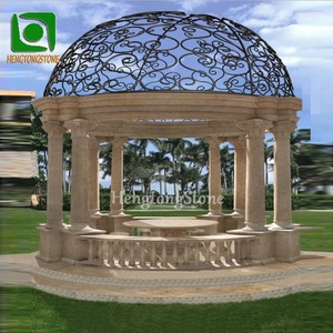 Đá cẩm thạch tự nhiên cột Roman và Châu Âu gian hàng lớn bằng đá cẩm thạch gazebo điêu khắc - Product Image 1