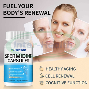 Cápsulas de espermidina Ausreson Extracto de germen de trigo 1% PQQ Soporta suplementos saludables Cápsulas de espermidina - Product Image 2