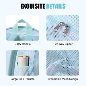 Sac à dos en filet transparent pour l'école, la plage, la natation, les sports, le travail et les voyages - Product Image 4