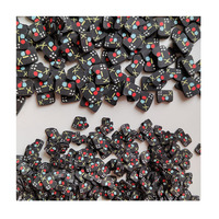 Tranches de pâte polymère pour manette de jeu, paillettes de pâte souple pour loisirs créatifs, garniture de slime, remplissage de shaker, globe à neige, gobelet