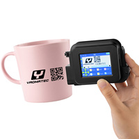 Imprimante à jet d'encre Yaomatec 12,7 mm pour mini-étiquettes, codes-barres, QR codes, date, pour plastique, métal, boîtes