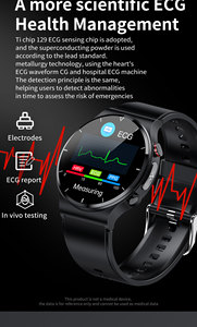 Thả Vận Chuyển Vivistar E88 Nhiệt Độ ECG Đồng Hồ Thông Minh Theo Dõi Oxy Trong Máu GPS Tracker Vòng Đeo Tay Thể Thao - Product Image 3