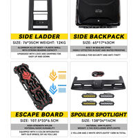 Accessoires pour Jetour T2 2025 2026 : Kit de carrosserie amélioré, accessoires intérieurs et extérieurs, barres de toit, échelle pliante tout-terrain, boîte latérale
