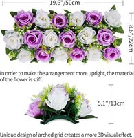 Tafel Centerpieces Decoratie Bloem Muur Achtergrond Decor Podium Lead Bruiloft Bloem Rij