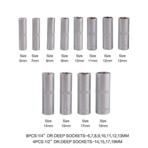 Set di 215 Pezzi di Chiavi a Bussola Professionali da 1/4\", 3/8\" e 1/<span class=keywords><strong>2</strong></span>\" per Meccanici in Officina e Garage - Product Image 5