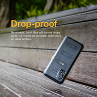 Smartphone robuste AGM H Max 6,5'' LCD 90Hz Android 14 4G LTE 10000mAh étanche IP68 avec appareil photo 8MP+13MP