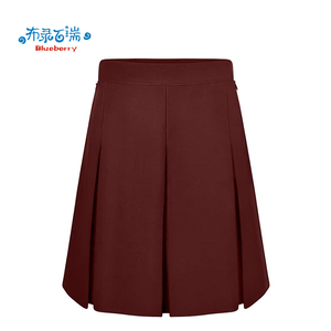 تنورة مدرسية للأطفال 2023 مع طيات، زي مدرسي للبنات في المرحلة الابتدائية، قابلة للتخصيص باللون/الحجم/القماش - Product Image 1