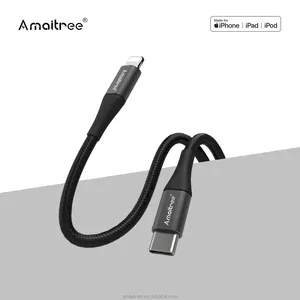 Amaitree MFI certificato cavo USB originale per Apple 60W USB2.0 cavo dati di ricarica veloce per iphone