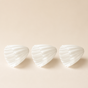 Paralume <span class=keywords><strong>in</strong></span> <span class=keywords><strong>Vetro</strong></span> Sodico-Calcico Soffiato a Mano, Stile Conchiglia Scanalata, Facile da Pulire, Ricambio per Lampada a Sospensione per Hotel e B&B - Product Image 1