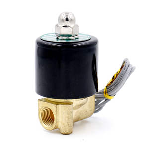 كهربائي V AC 2 موضع صمام لولبي مائي هوائي هوائي مائي \ "2W025-08" - Product Image 3