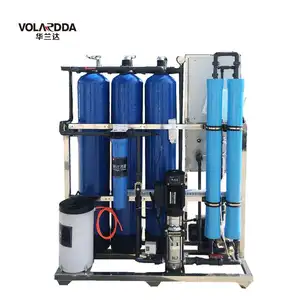 500LPH Distilled Pure Water Purification Treatment Plant Industrial Reverse Osmosis RO Drinking Water Purifier Filter