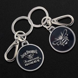 Porte-clés en métal personnalisé, rotatif, avec paillettes, anime, dessin animé, émail doux, cadeaux originaux avec logo de marque - Product Image 2