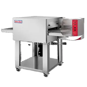 Bakers Rock 18 Inch Gas Pizzeria Commercial Large Conveyor Pizza Ovens For Restaurants