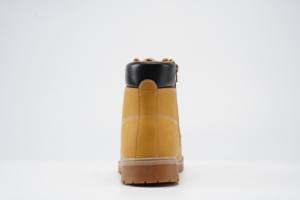 Bottes en cuir Harvest Land pour hommes, semelle Oxford, chaussures de moto, hiver, extérieur, lacets avant, rétro, tendance, bottes dénudées - Product Image 4