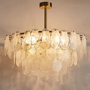 Prix usine Lustre en cristal de luxe léger Salon Postmoderne chambre principale lumière de la chambre - Product Image 2