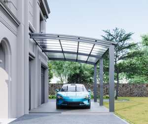 Weleadcantilever ระบบอลูมิเนียมอัลลอยด์ carport Alu กรอบโลหะ - Product Image 3