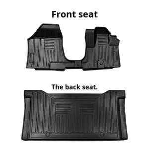 Mới TPE 10mm dày Nissan Serena C27 e-power tay lái đầy đủ bộ sàn & Thảm thân cây (3 cái) không thấm nước - Product Image 4