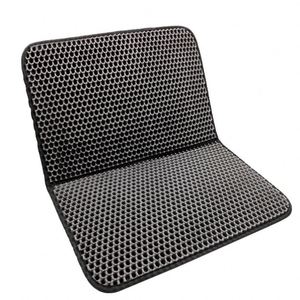Bac à litière pour chat en EVA, amovible et lavable, anti-dérapant, pliable, double couche, tapis pour litière pour chat - Product Image 2
