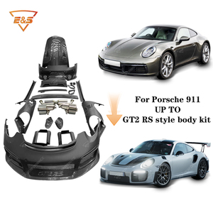 Kit carrosserie complet pour Porsche 911 Carrera S GT2 <span class=keywords><strong>RS</strong></span> Style avec pare-chocs avant, pare-chocs arrière, capot, ailes, jupes latérales et échappement - Product Image 3
