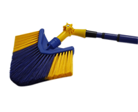 Brosse à plafond triangulaire réglable Yuanyng, balai à toile d'araignée, utilisation intérieure et extérieure, brosse en plastique pour plafond