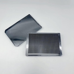 Placas negras de cultivo celular en suspensión de <span class=keywords><strong>384</strong></span> pocillos de Unión ultrabaja empaquetadas individualmente en material PS - Product Image 1